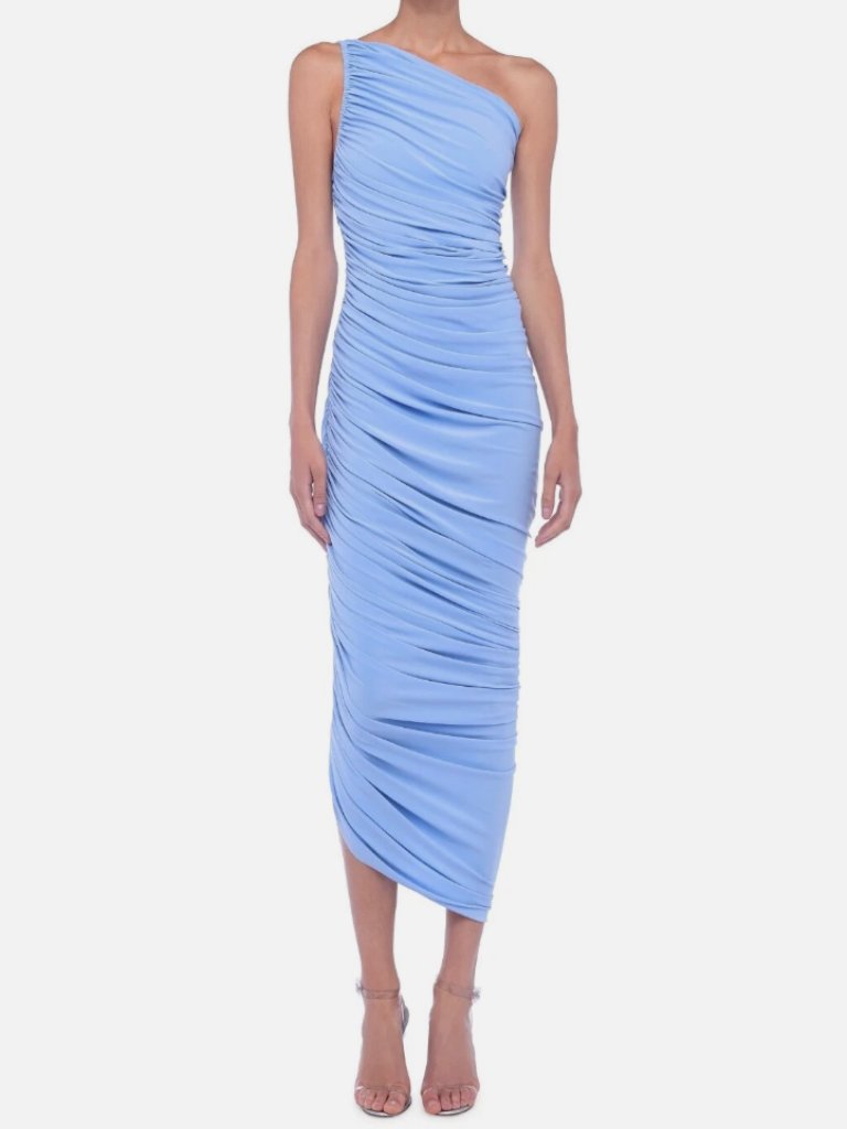 Norma Kamali One Shoulder Dress
